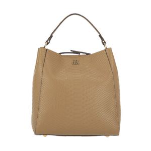 [지센] 피어로즈 악어 무늬 핸드백 LAABOA20_BE