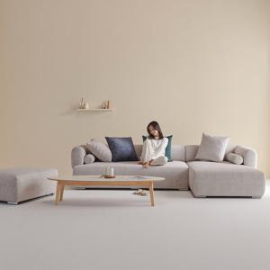 아로미가구 모아나 조야 이지클린 패브릭 4인용 카우치소파