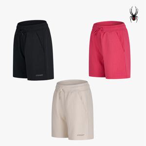 [스파이더] 여성 자카드 셋업 5부 팬츠 SPKMCNTR353W