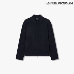 [엠포리오 아르마니]남성 레이온 블렌드 니트 집업 가디건(A515128039)