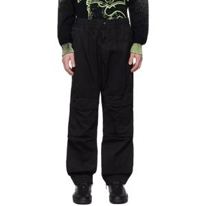 25 FW 디젤 남성 블랙 비크 카고 팬츠 251001M188001