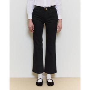 헤지스 여성 25SS 플레어핏 데님 팬츠 블랙 HSPA5BC83BK