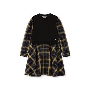 [레노마키즈] R2331O606( 레이어드블랙체크원피스)