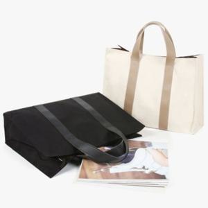 쿨샵 심플디자인 빅스퀘어 캔버스백 에코백 숄더백