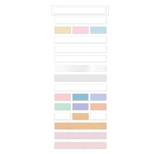 라벨테이프 SC50-3CT TWG 50mmx3.5M 투명화이트 투명골드글리터 투명화이트글리터 각1Rool 3개입