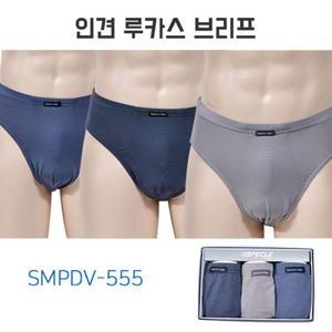 쿨샵 남성 삼각팬티 인견소재 스트라이프팬티 3매