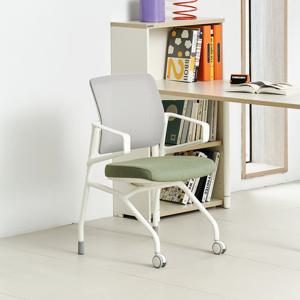 리바트 바토 스터디 의자 화이트프레임