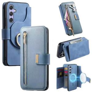 갤럭시퀀텀4 A54 5G 맥세이프 분리형 카드 지갑 링 가죽 케이스