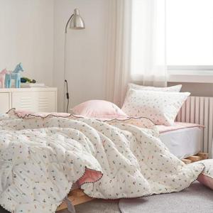 차렵 캐롯 (SS) 이불패드세트 옥수수솜 슈퍼싱글 간절기 침구세트 모달