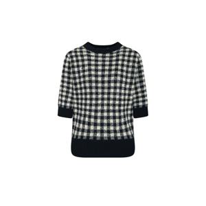 [JJ지고트]깅엄 체크 울 풀오버 니트GMBA1POJ4