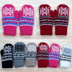 눈꽃 니트벙어리장갑 W607