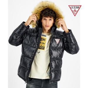 게스 GUESS 12574992 ST 남자 인조 모피 후드 패딩 자켓