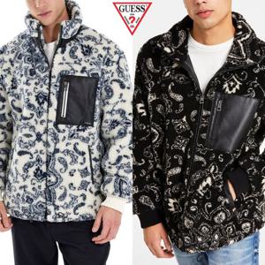 게스 16348708 남자 프린티드 후리스 자켓