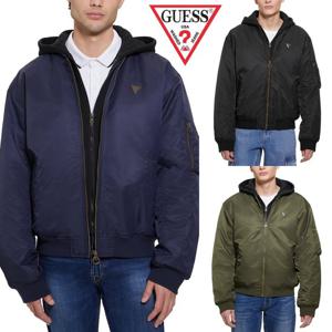 게스 GUESS 19106439 남자 John 발수 후드 보온 봄버 자켓