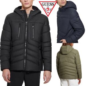 게스 GUESS 19106433 남자 패딩 후드 자켓