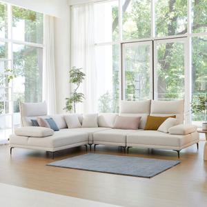 에리카 프리미엄 기능성 아쿠아 패브릭 모듈형 스윙 4인용 소파(일자형) 코너형