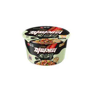 농심 짜파게티 더 블랙 큰사발면 90g / 건면 컵라면