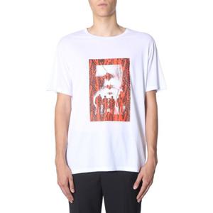 닐바렛 그래픽 프린트 카오틱 서브웨이 티셔츠 BJT623S M577S60