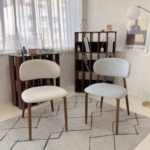 나무뜰 꼼마 패브릭 미드센추리 카페 식탁의자 CMN177C (착불)