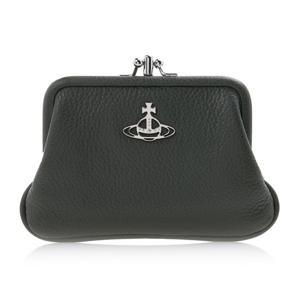 [비비안 웨스트우드] 여성 그레인 레더 더블 프레임 퍼스 52020041 L001J M410