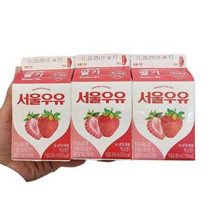 [에이알비티] 서울 딸기우유 200ML X 3입 X 3개 80743