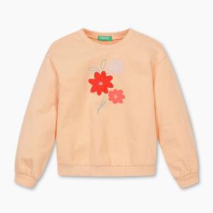 [베네통 키즈]베네통키즈 로맨틱플라워맨투맨 3BC1G10E7 CO