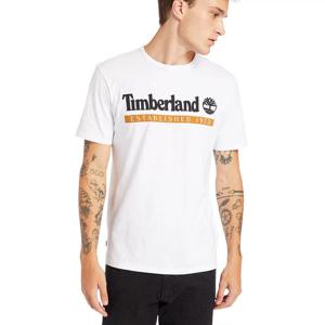 [팀버랜드] 남성 Established 1973 반팔 화이트_TB0A2BV6Z480