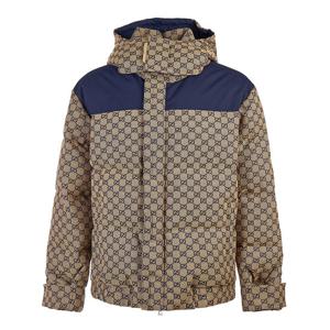 [구찌] 남성 GG 캔버스 구스 다운 패딩 715535 Z8A52 9120