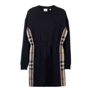 [버버리 키즈] 여아 롱 슬리브 체크 패널 코튼 드레 8047627 C KG2 MILLY DRESS A1189 (6-10)