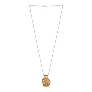 [알리기에리] 공용 일루미네이티드 아이 메달리온 네 FJ1588 ABRZ 24GOLD