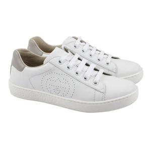 구찌 키즈 로우탑 스니커즈 화이트 626619-BLN70-9060