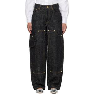 25 FW 가니 여성 블랙 플러피 카펜터 데님 진 251144F069010