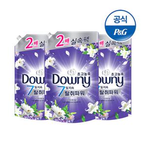 다우니 초고농축 섬유유연제 탈취파워 화이트티와릴리 1.6Lx3개