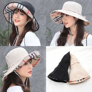 오버핏 와이어벙거지(S1223-민자앤체크)