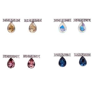 오스트리아정품 큐빅 눈물 크리스탈 귀걸이 esg3216