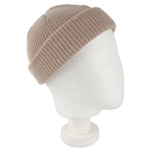 베이직 와치캡 숏비니 니트 골무모자 베이지