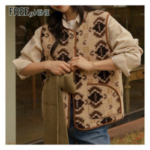 [프리나인][프리나인]에스닉양털조끼FRJ44030A