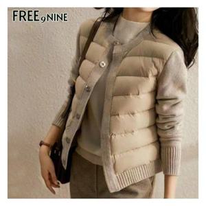 [프리나인][프리나인]니트패딩가디건FRJ44026A