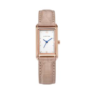 [제이에스티나] NUOVO TEMPO 렉탱글 가죽 시계 (JWT2LE5BS502RGPK0)