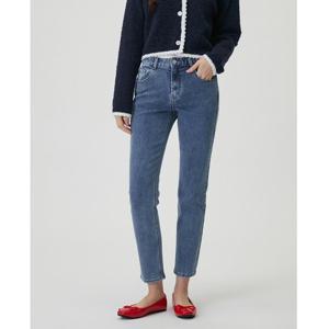 플라스틱아일랜드  (PR7DP261)  BEIGE 스키니 데님 팬츠