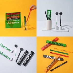 제이베럴즈 미세모 칫솔 32개+혀클리너 2개