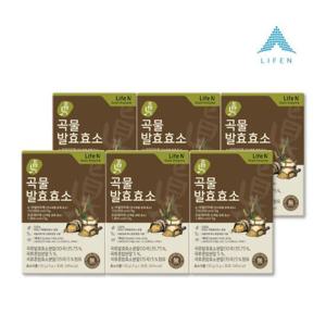 라이프엔 정제효소없는 7무첨가 진곡물발효효소 3g*30포 6박스