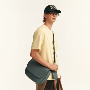 캉골 카포 플랩 메신저백 2096 그레이 KREBMB20960GY