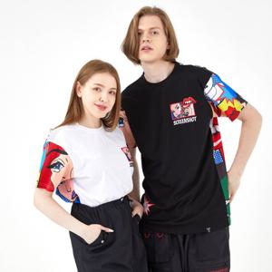 [무니크영]S11062 무니크영 폴리 피케 팝아트 반팔 티셔츠