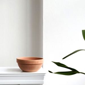 베트남 토분 정반원 20x9cm 살구색