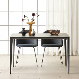 리바트 세계가구 라클레 2인 스키니 유리 식탁세트 의자2