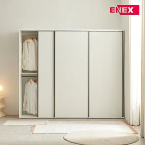 에넥스 클레어 슬라이딩 옷장 수납선반형 2400