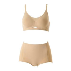 [와코루] WGB2410 S 심레스 노와이어 서포트 몰드 보정브라+거들팬티셋트
