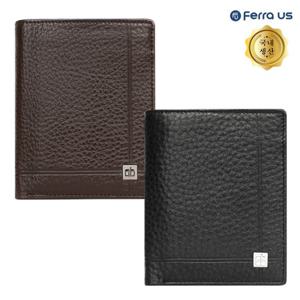 [페라어스]FU 아놀드바시니 남성 소프트 소가죽 중지갑 CBBWA005