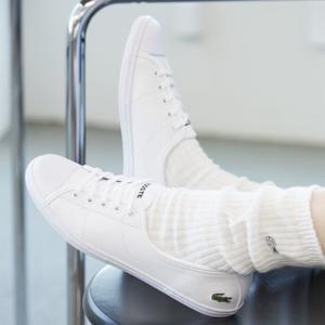 라코스테 공식 여성 Ziane 레더 스니커즈 RZ9065W55G 001